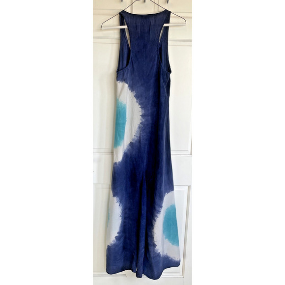 C & C California Women's Tie Dye Maxi Dress Size S Boho Flowy Beach Coastal - Picture 9 of 16
